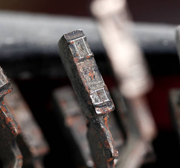 istock closeup of old typewriter buttons 613024168