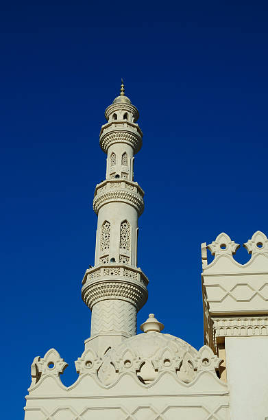 istock Tower minaret against a bright blue sky, Alexandria, Egypt 613025380