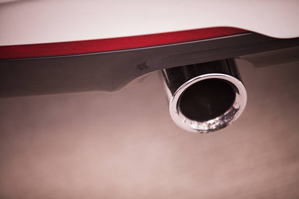 istock Car exhaust detail 613028532