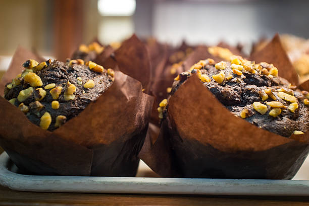 Chocolate Walnut Muffins