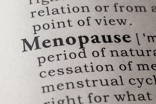 Fake Dictionary, Dictionary definition of the word menopause.