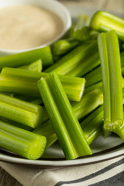 istock Raw Organic Green Celery Stalks 613031760