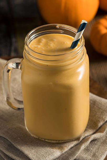 istock Healhty Organic Pumpkin Smoothie 613033316