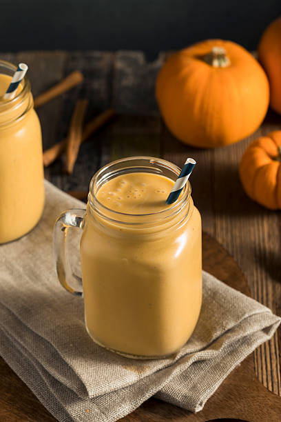 istock Healhty Organic Pumpkin Smoothie 613033402