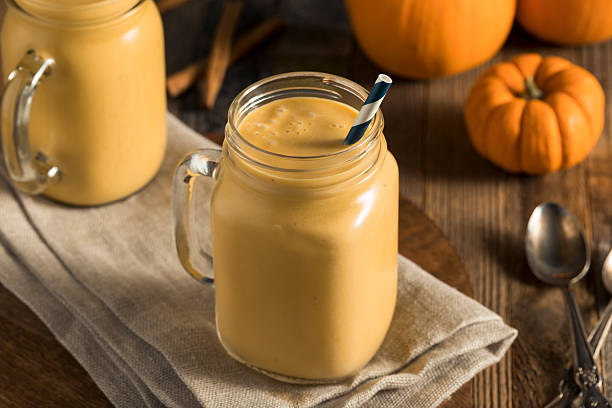 istock Healhty Organic Pumpkin Smoothie 613033420