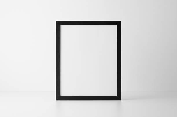 istock 8x10 Black Frame Mock-Up - Portrait 613033750