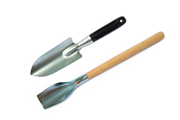 istock farmer shovel and garden shovel isolated on white background 613045166