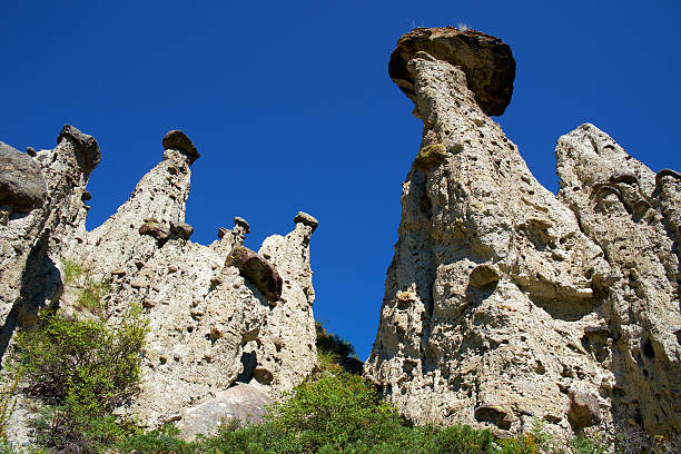istock Nature phenomenon and nature miracle Stone Mushrooms 613045554