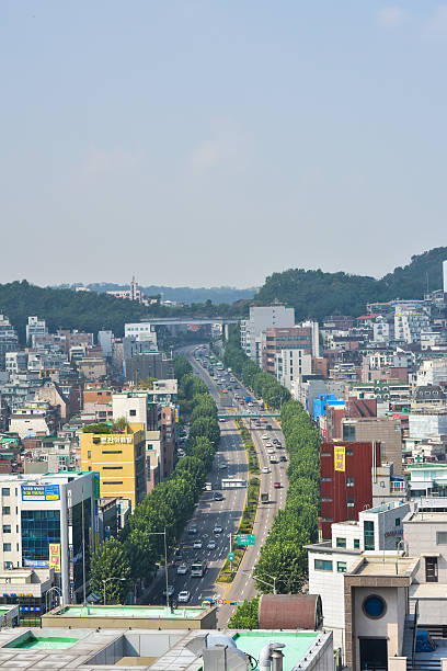 istock Birdeye Highway in Seoul, South Korea 613045758
