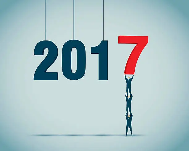 Vector illustration of New-Year