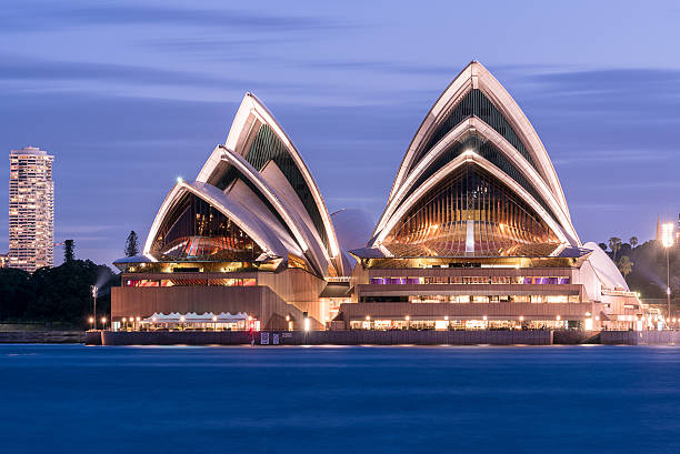ópera de sydney - sydney opera house sydney australia australia opera house imagens e fotografias de stock