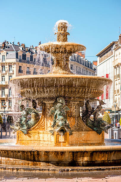 istock Fountain in Grenoble city 613052176