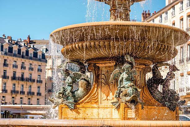 istock Fountain in Grenoble city 613052230