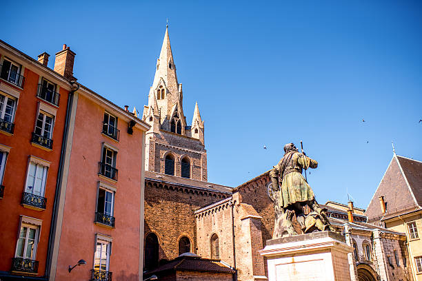 istock Church in Grenoble city 613052542