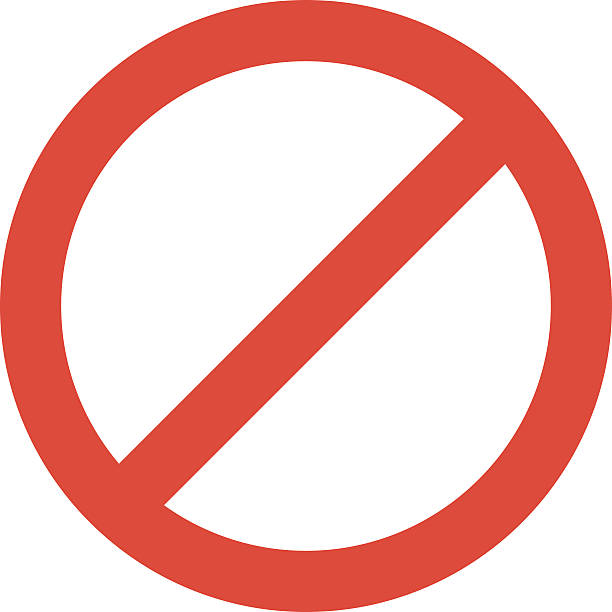 Stop sign vector illustration Prohibition stop sign vector illustration. Warning danger symbol prohibiting sign. Forbidden safety information prohibiting sign. Protection signs warning information sign. stop single word stock illustrations