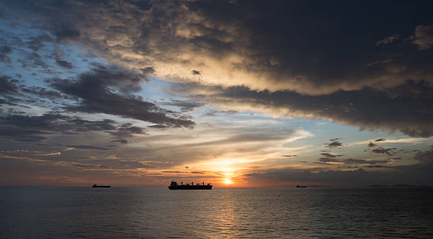 istock Sunset , Sky and calm  sea in the evening time 613052950
