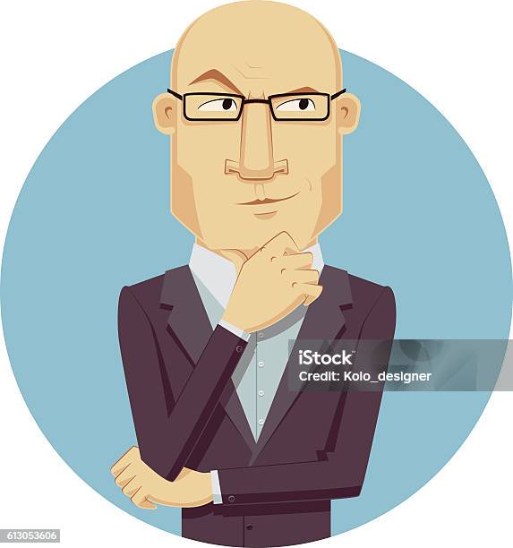 Thinking Stock Illustration - Download Image Now - Adult, Brainstorming, Business