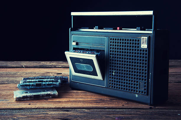 istock Old radio and cassette 613055326