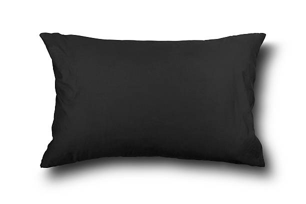 istock close up of a black pillow with clipping path 613055522