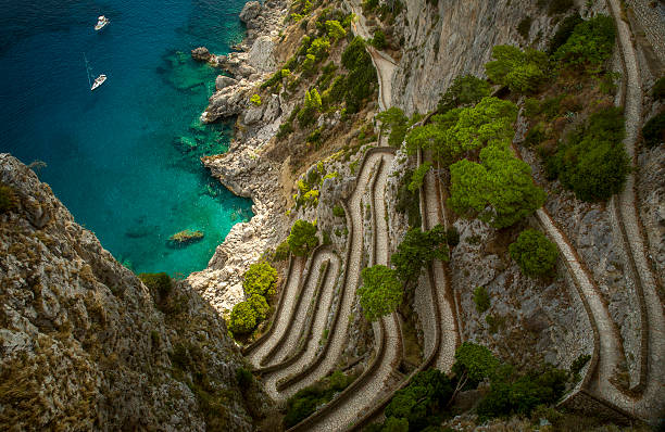 istock Via Krupp on Capri Island in Italy 613055696