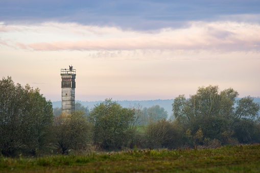 Watchtower at the former inner Border in Germany