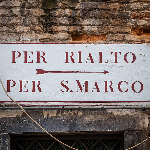 istock Venice street sign 613058122