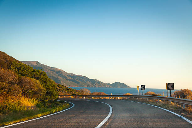 istock Coastal road from Alghero to Oristano, Sardinia 613104804