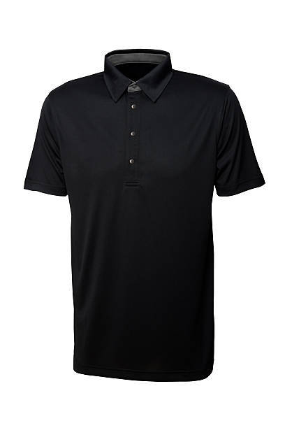 istock Black tee shirt for man or woman isolated 613107580