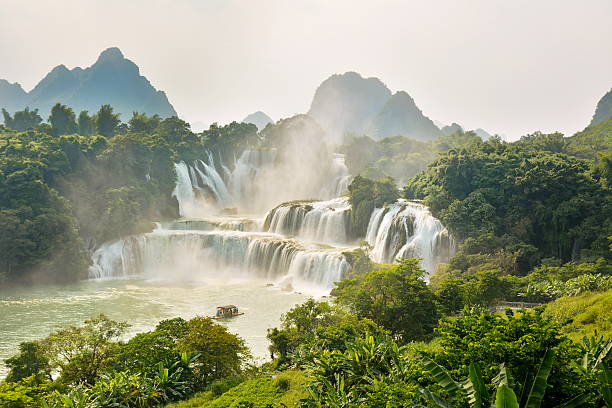 istock Stunning view at Detian waterfall in Guangxi, China 613108504