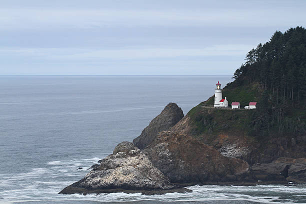 istock Heceta Head lighthouse on Oregon coast 613110906