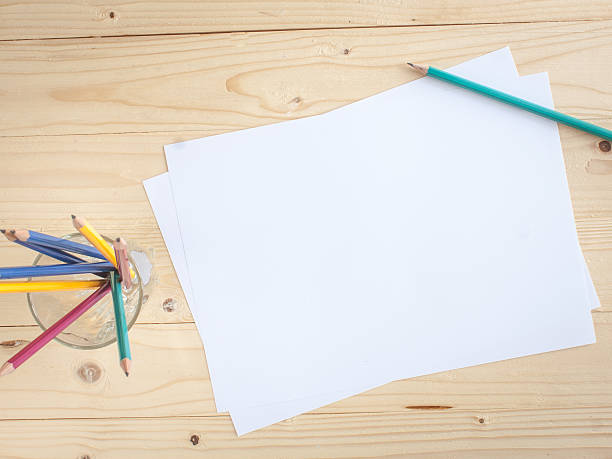 istock business paper on wood 613112738
