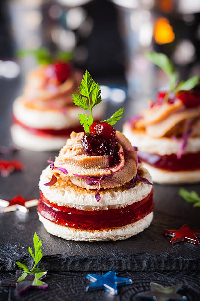 istock Foie gras and cranberry chutney 613115570