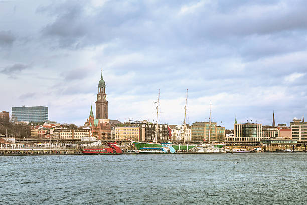 hamburg  - st michaels church stock-fotos und bilder