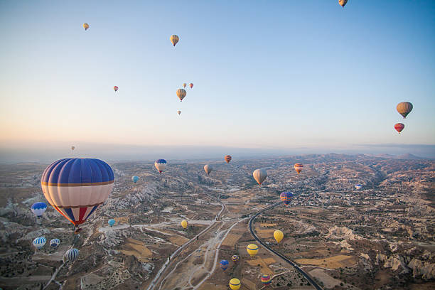 istock Hot air balloons in Cappadocia 613122840