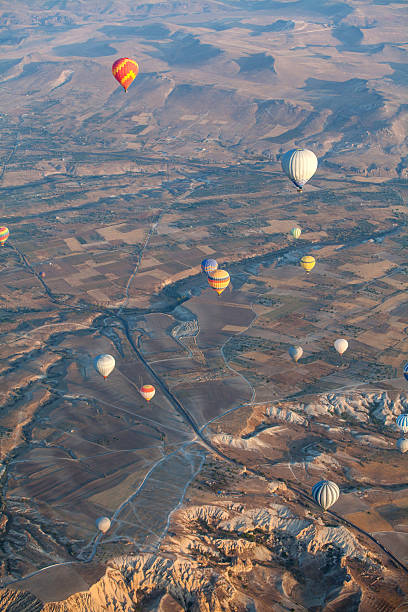 istock Hot air balloons in Cappadocia 613122950
