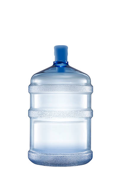 garrafa de água (caminho de recorte) - water bottle cold purified water - fotografias e filmes do acervo
