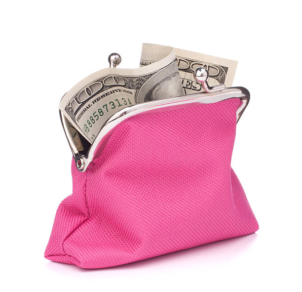 istock Purse with hundred dollar banknote 613130816