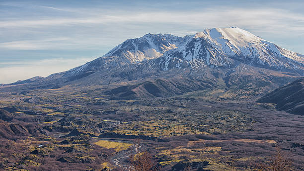 Mount St. Helens Louwala-Clough, Skamania County Washington mount st helens stock pictures, royalty-free photos & images