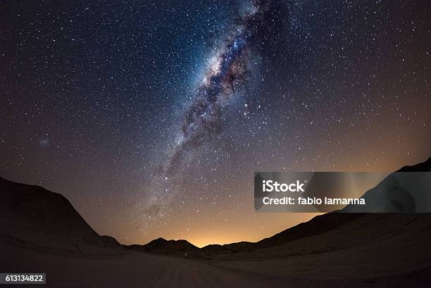 The Milky Way Arc Over The Namib Desert Namibia Stock Photo - Download Image Now - Milky Way, Night, Star - Space