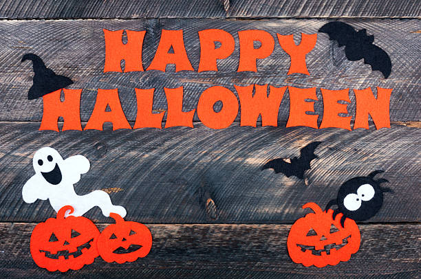 istock Halloween holiday background. Halloween decoration 613137354
