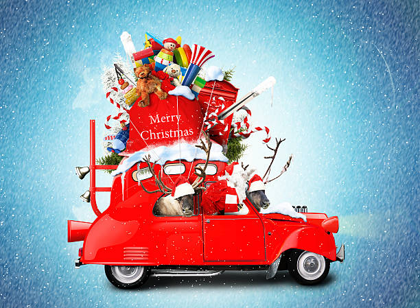 istock Santa Claus with reindeer 613138328
