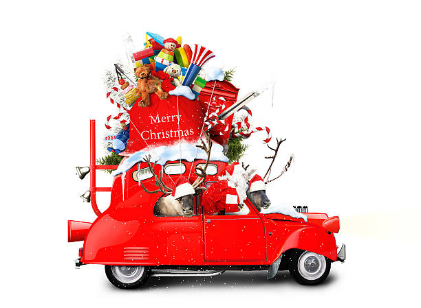 Santa Claus with gifts