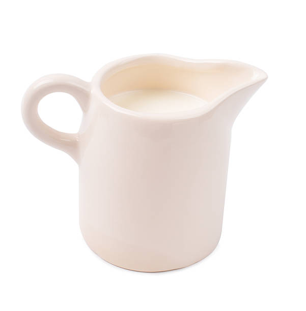 istock Milk in a white jug 613139004