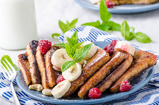istock French toast with banana 613140122