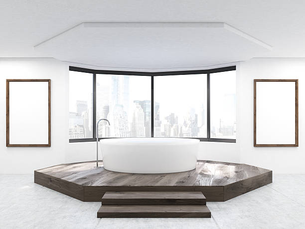 istock Big city bathroom interior 613144946