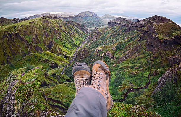 istock Relaxing time during an outdoor trekking in  mountains 613146952