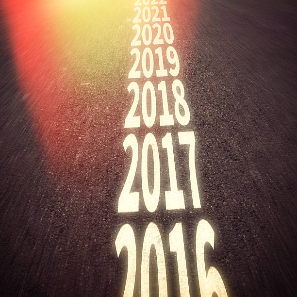istock New year 2017 concept with ahead road 613208558