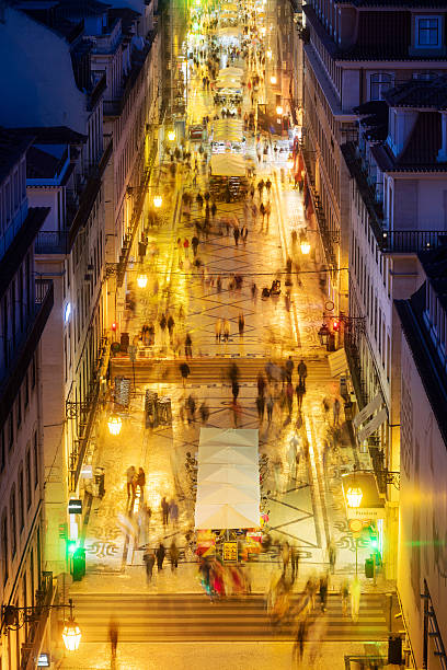 istock Augusta Street in Lisbon 613208870