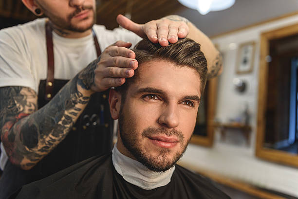 istock face of a happy client with new hairstyle 613209354