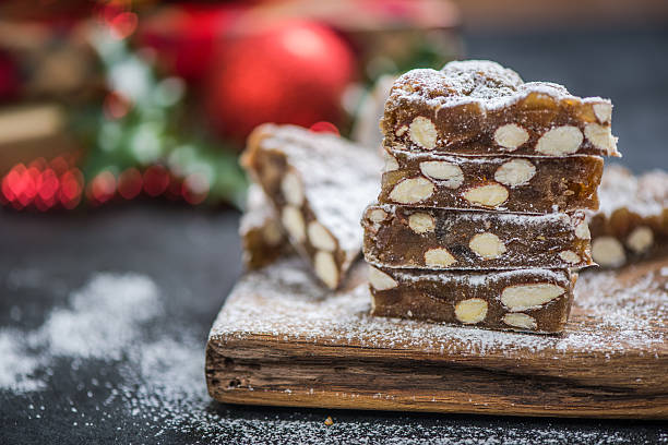 istock Homemade festive Christmas cake 613210718